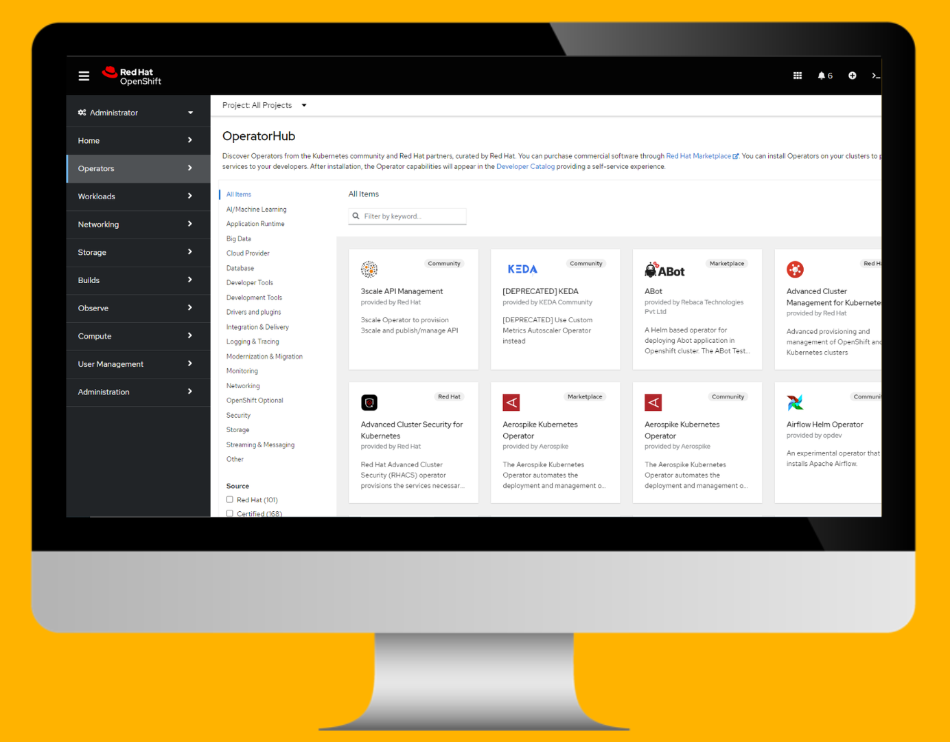 Computer screen with black and white display that shows software and multimedia functions.